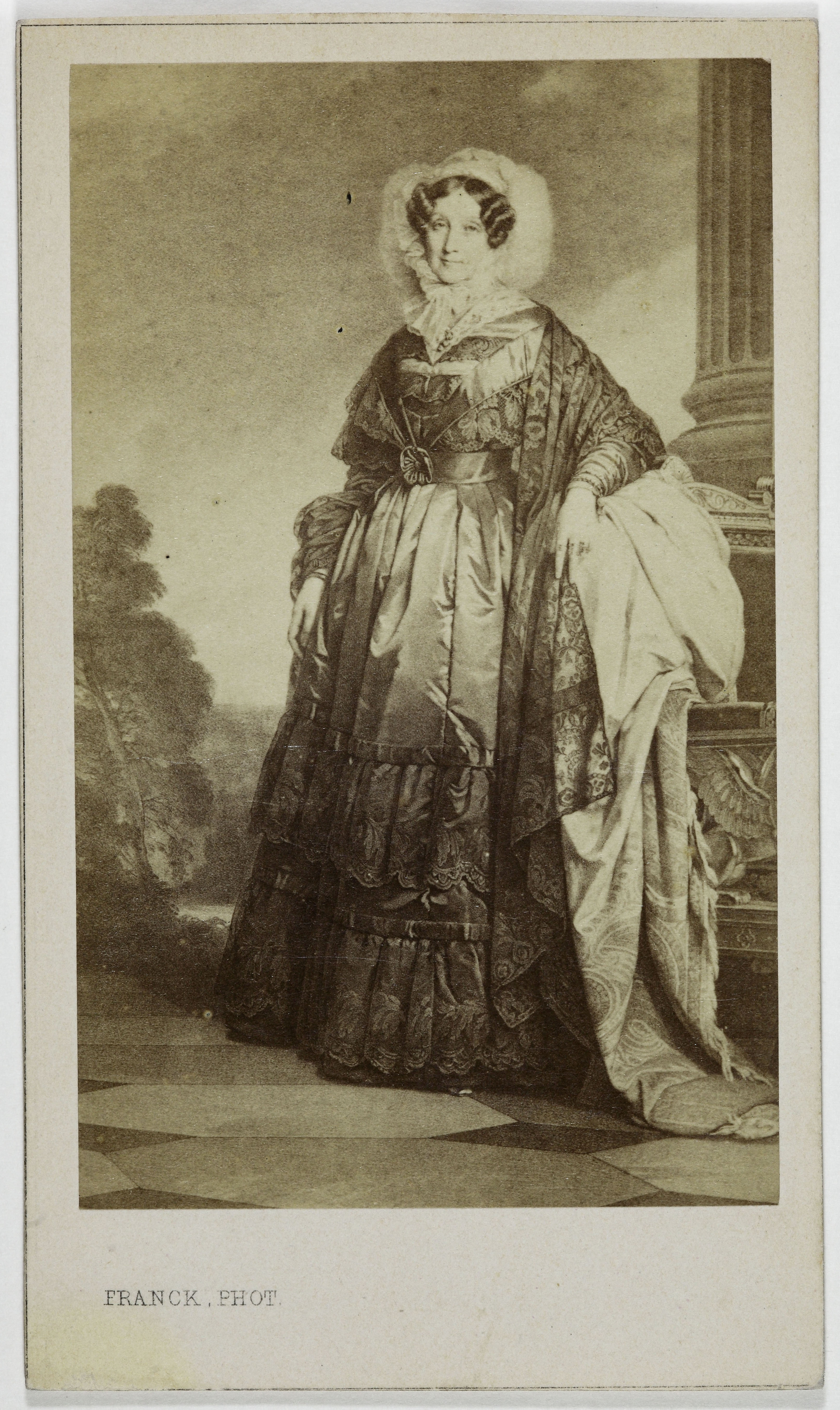 Franck, Portrait d'Adélaïde d'Orléans, (1777-1847), (Sœur du roi Louis-Philippe Ier)