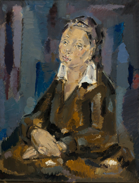 Maria Blanchard, Jeune fille aux mains croisées
