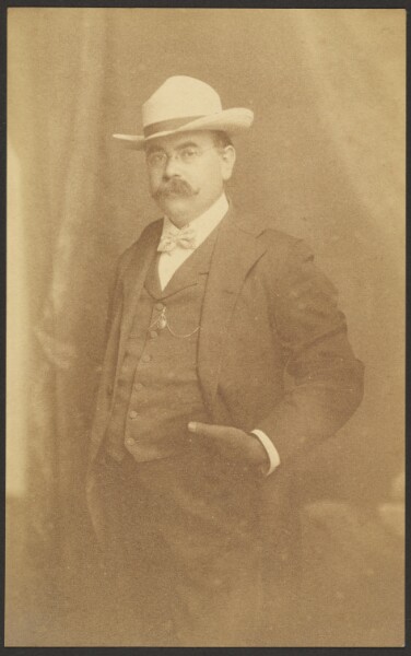 Louis Fleckenstein, [Self-Portrait Standing]