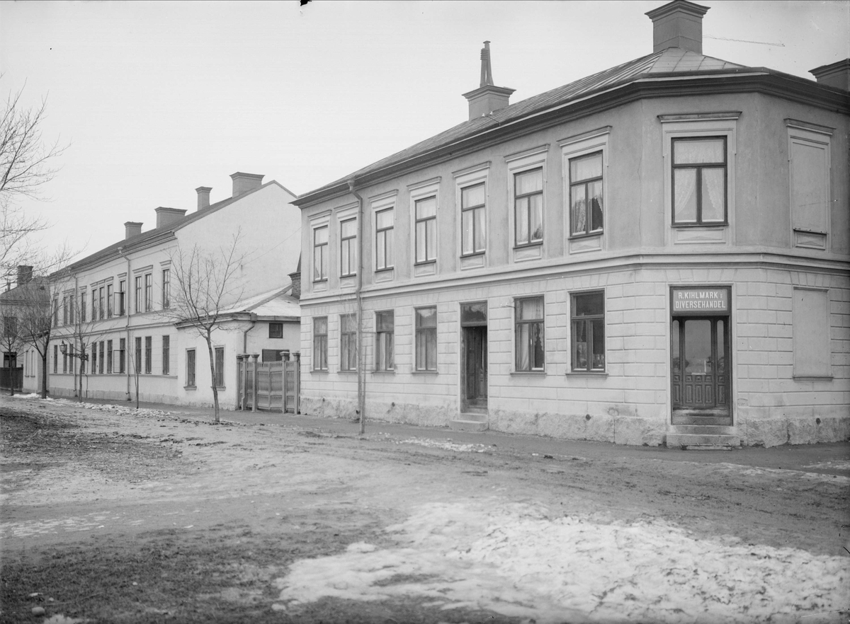Alfred Dahlgren, Storgatan - Höganäsgatan, Kvarngärdet, Uppsala 1901 - 1902