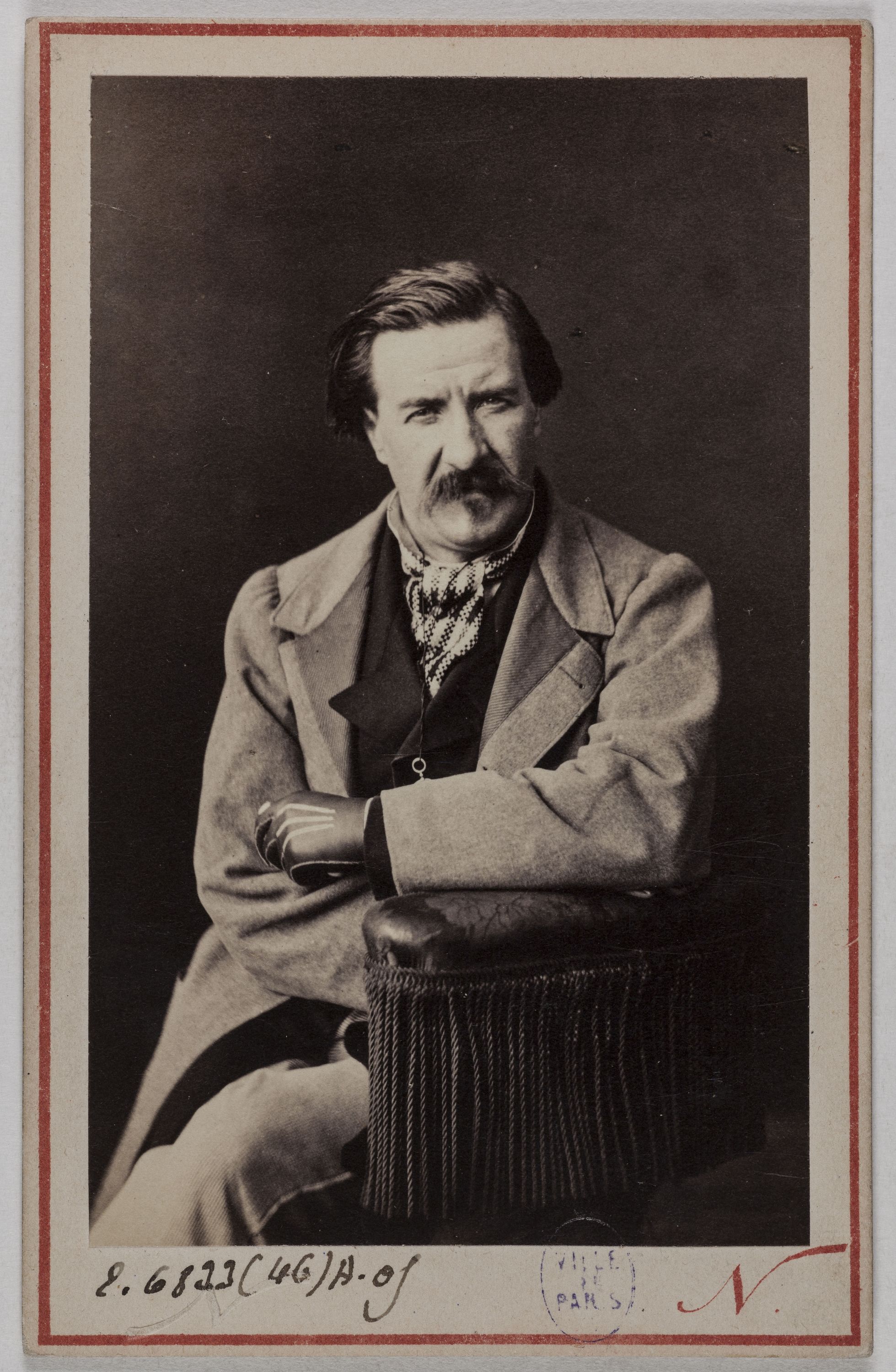Atelier Nadar, Portrait de Champfleury (Jules Husson, dit) (1821-1889), (romancier, administrateur de la manufacture de Sèvres)