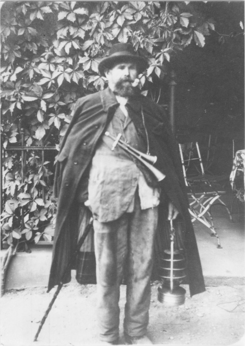Jupp Schuld, Nachtwächter in Bodendorf (Karl Manhillen "genannt Karolos) um 1910