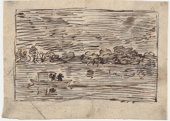 Charles-François Daubigny, Night Voyage or Net Fishing