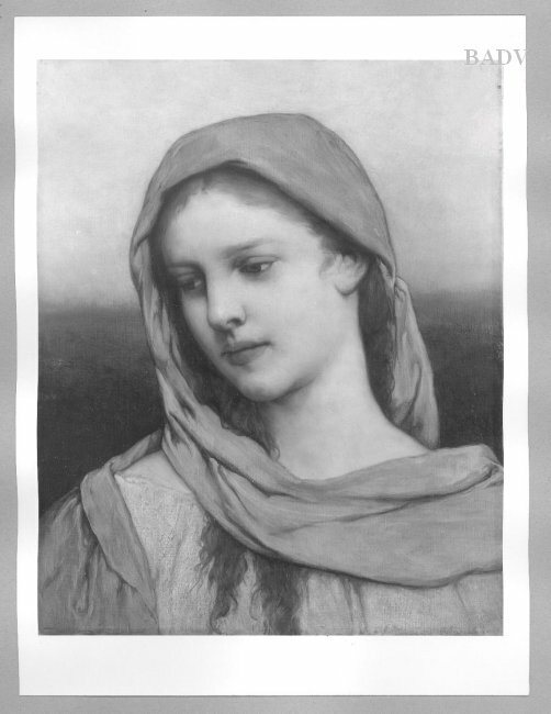 Gabriel von Max, Head of a girl