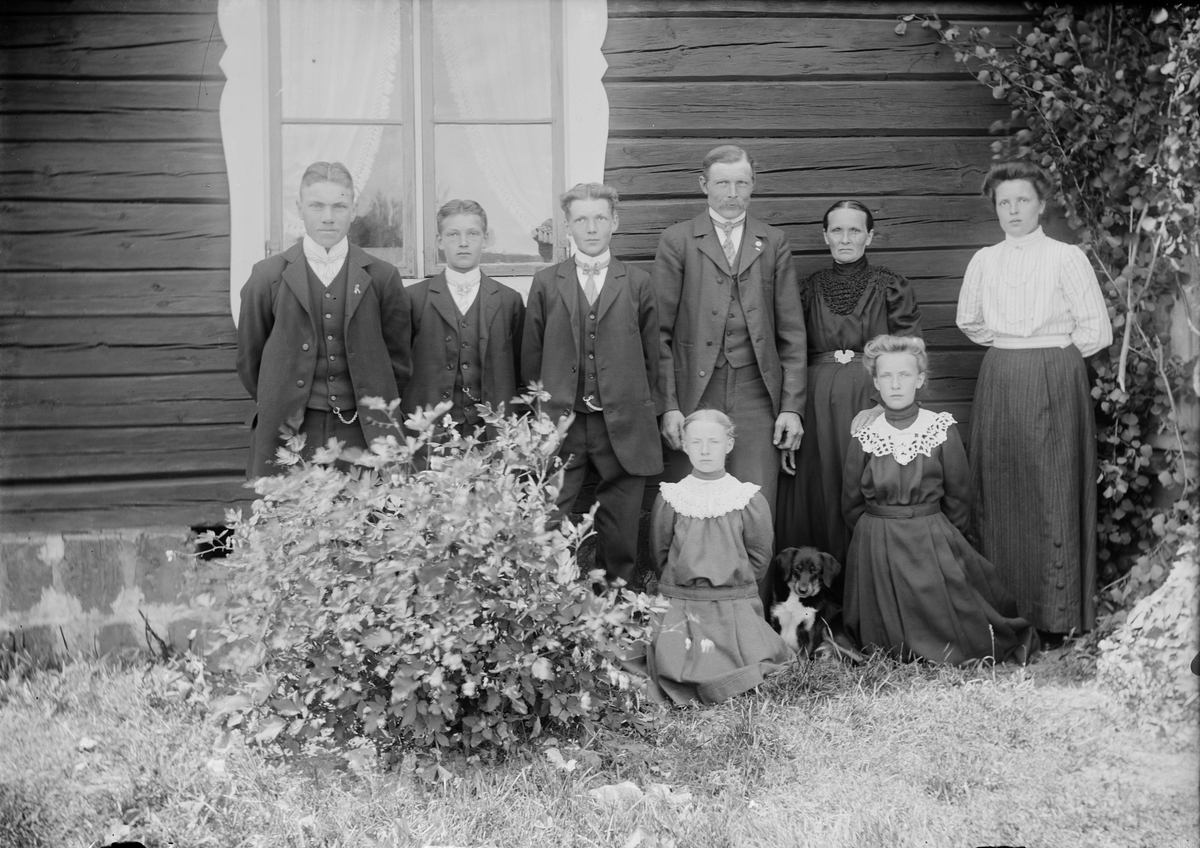 Josef Ärnström, Zettergrens, Gräsbo, Film socken, Uppland 1911