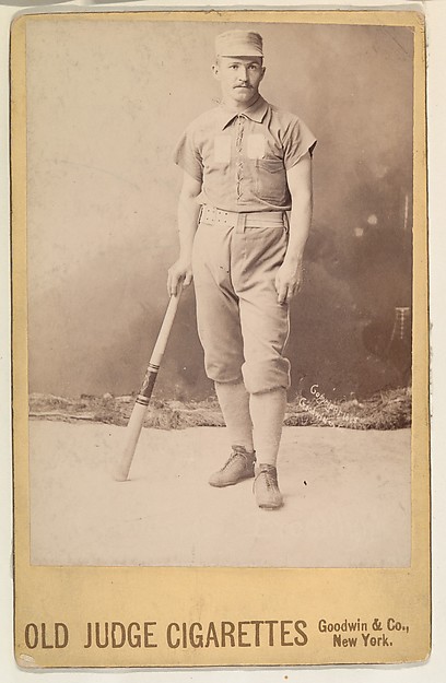 Goodwin & Company, Charlie Reynolds, Catcher, Brooklyn, from the series Old Judge Cigarettes