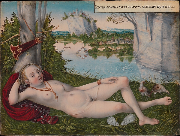 Lucas Cranach the Younger, Nymph of the Spring