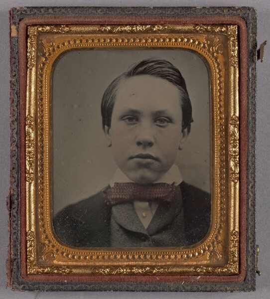 Unknown, [Portrait of a Boy in Large Bow Tie]