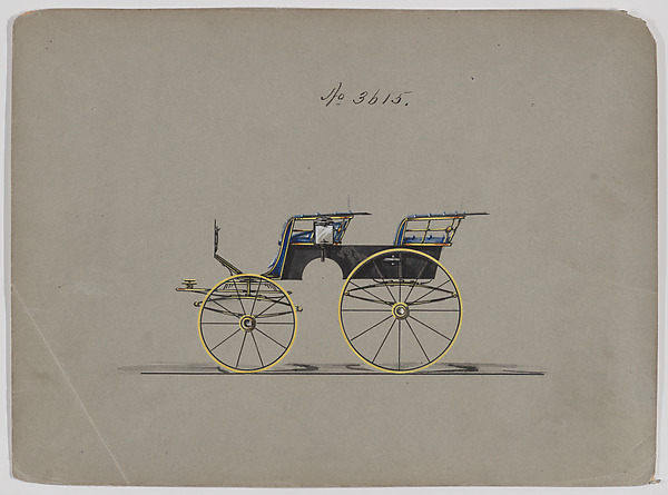 Brewster & Co., Design for T-Cart, no. 3615