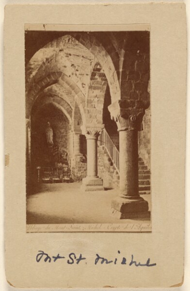 Unknown, Abbaye du Mont Saint Michel - Crypte de l'Aquilon