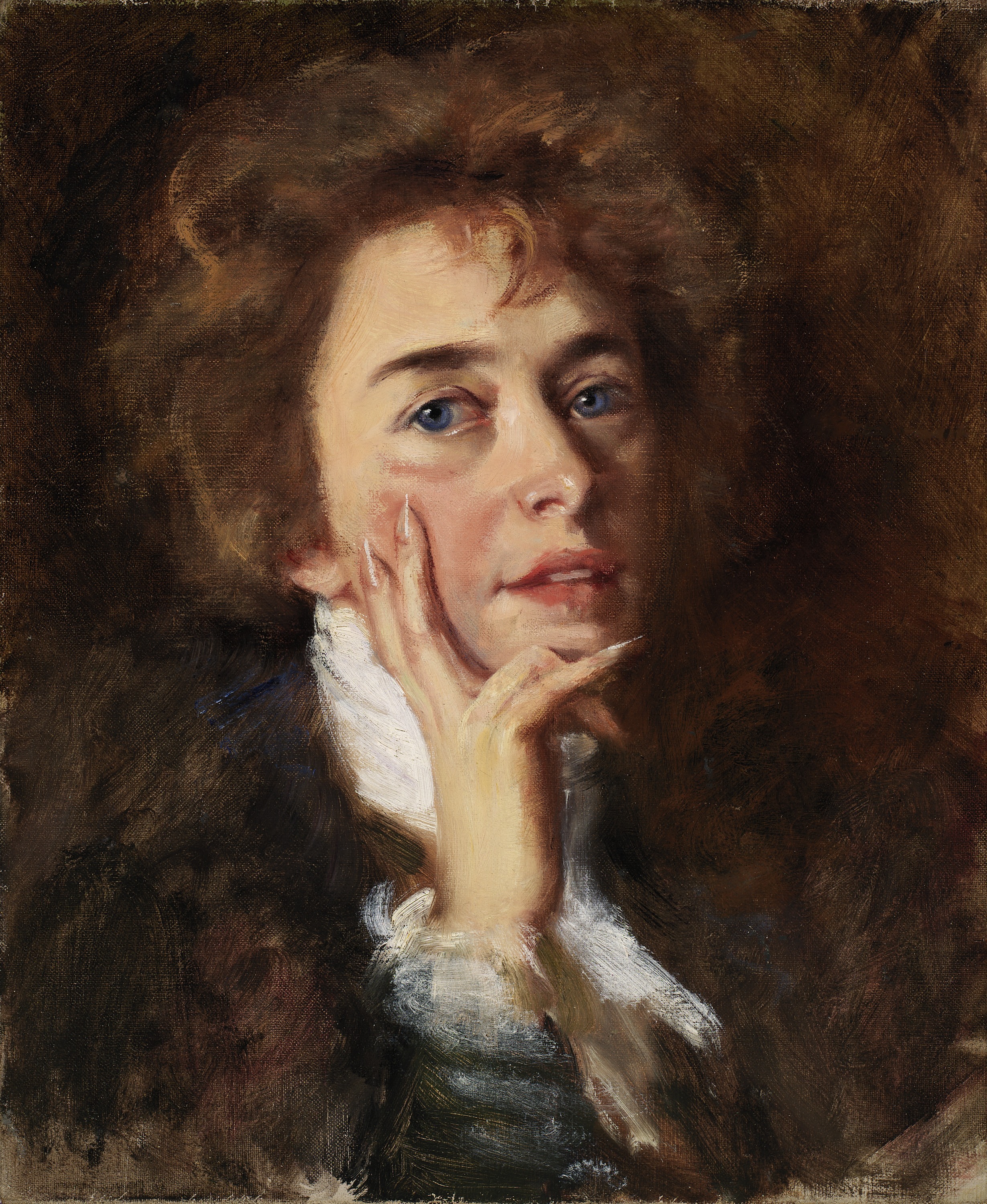 Alice Pike Barney, Self-Portrait with Jabot