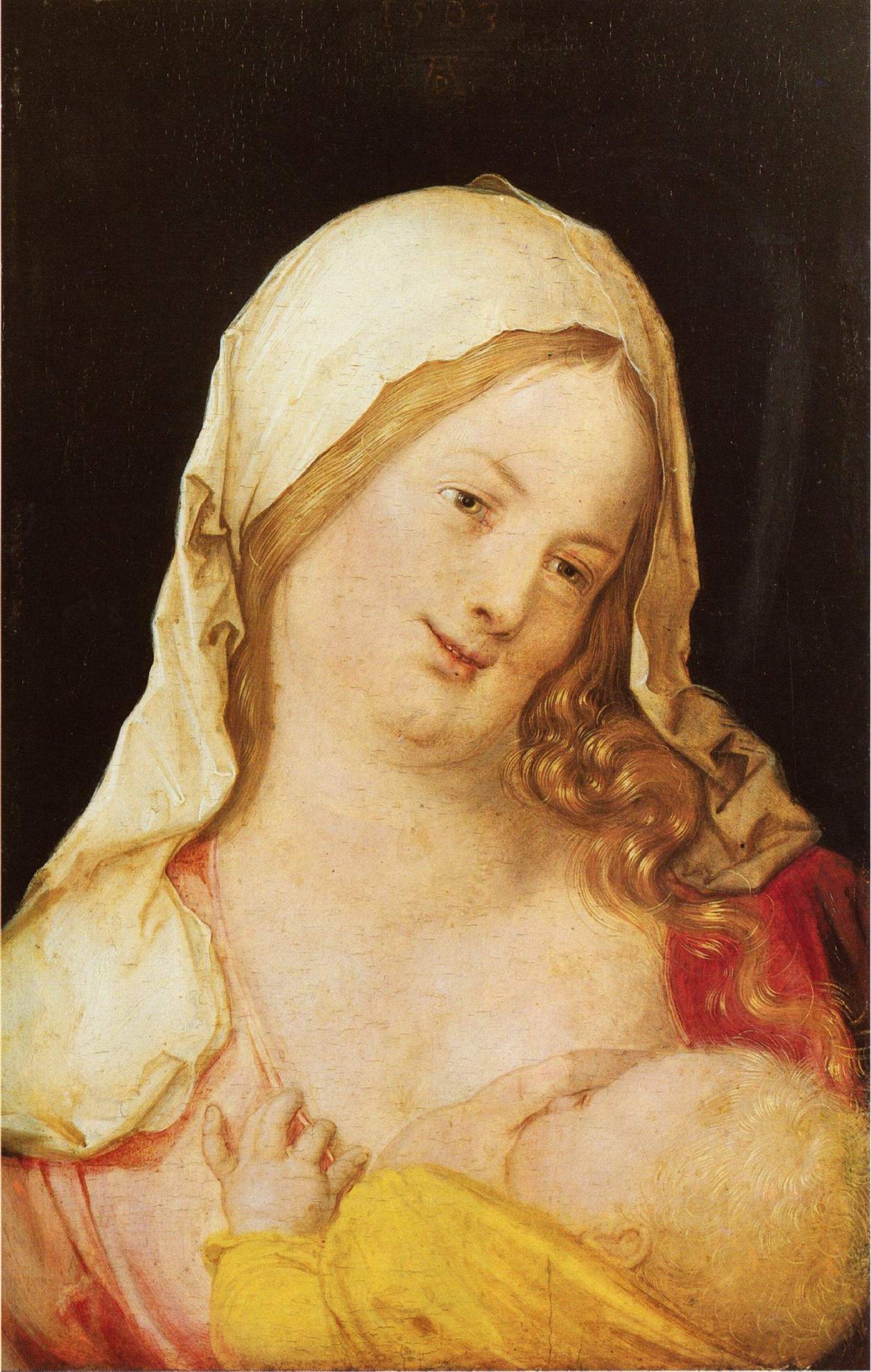 Albrecht Dürer, Maria mit Kind an der Brust