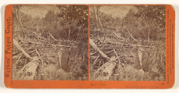 Carleton Watkins, Mirror View, Yosemite Valley, Mariposa County, Cal.