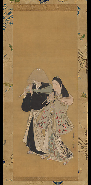 Hanabusa Itchō, Nagoya Sanzaburō and Courtesan Katsuragi