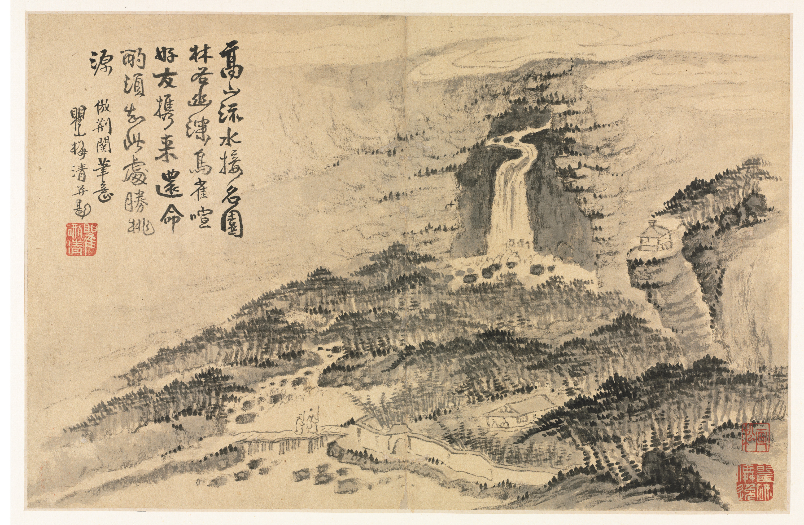 Mei Qing, Landscapes after Various Styles of Old Masters