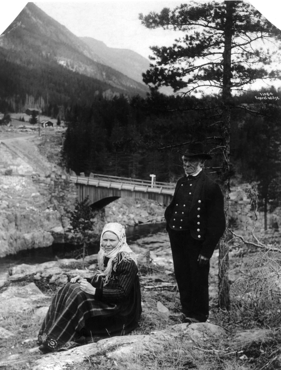 Anders Beer Wilse, Kvinne og mannsdrakt, Buskerud
