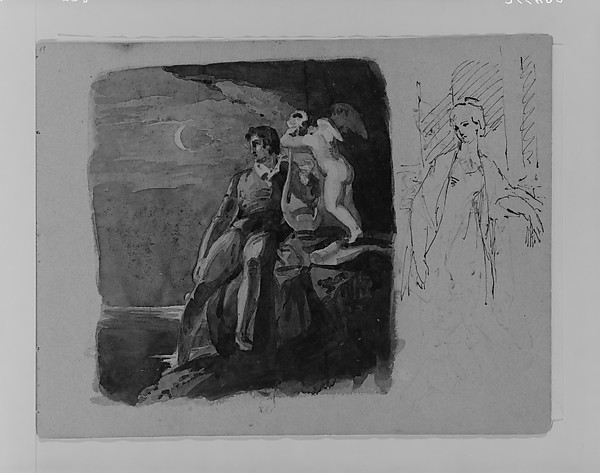 Thomas Sully, (From Sketchbook)