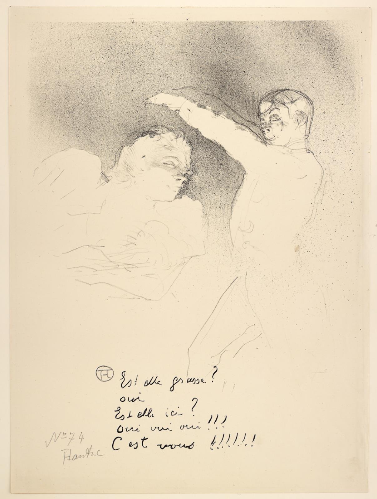 Henri de Toulouse-Lautrec, Aux Variétés, Mademoiselle Lender et Brasseur