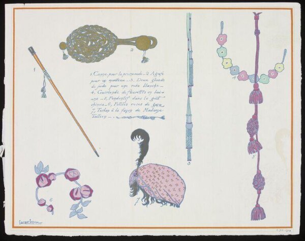 Lepape, Georges, Les choses de Paul Poiret vues par Georges Lepape