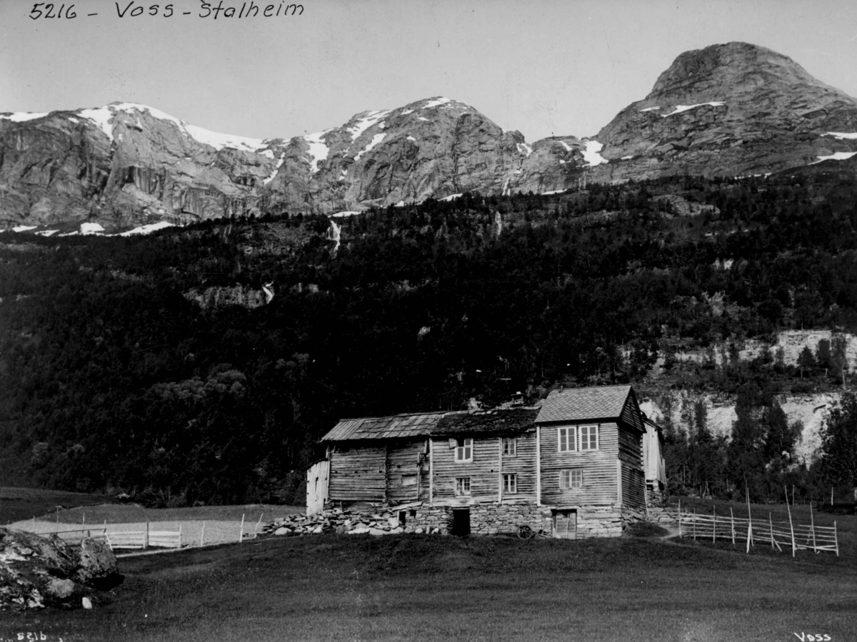 Anders Beer Wilse, Bebyggelse Stalheim, Voss.