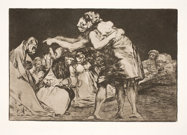 Francisco de Goya, Det tåbelige ægteskab (Hun, som vil giftes, går aldrig glip af muligheden for at fortælle om dette)