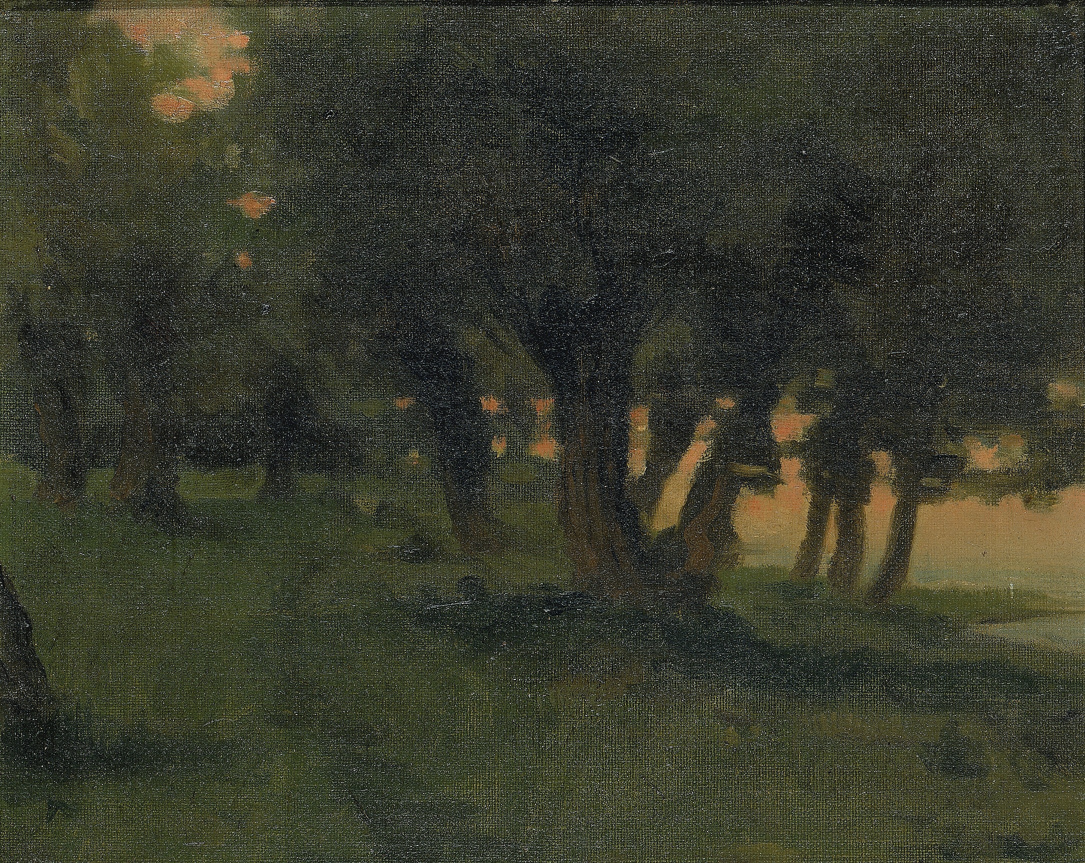 Carroll Beckwith, On the Banks of the Rhine, near St. Germain at Mont d'Or