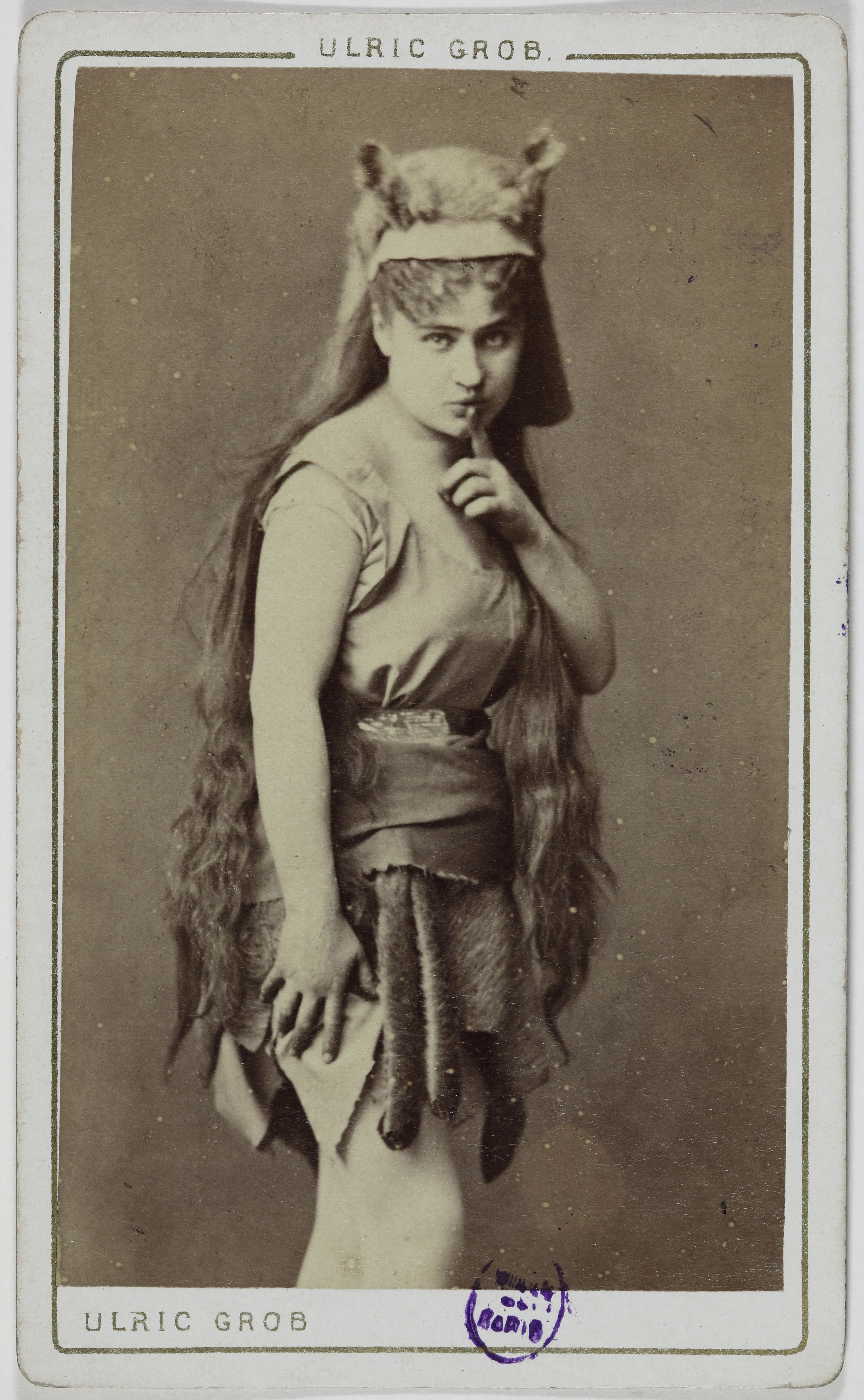 Ulric Grob, Portrait d'Angèle, (actrice)
