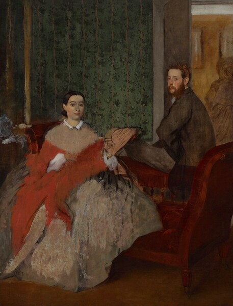 Edgar Degas, Edmondo and Thérèse Morbilli