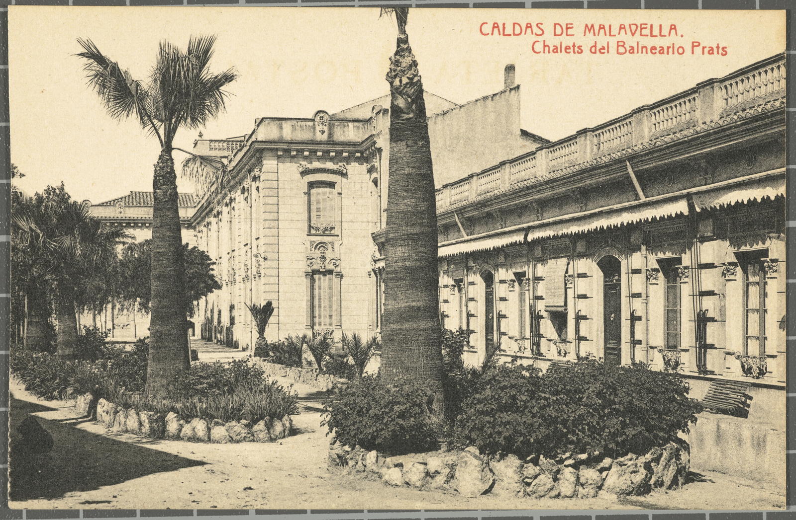 Josep Thomas Bigas, CALDAS DE MALAVELLA. Chalets del Balneario Prats