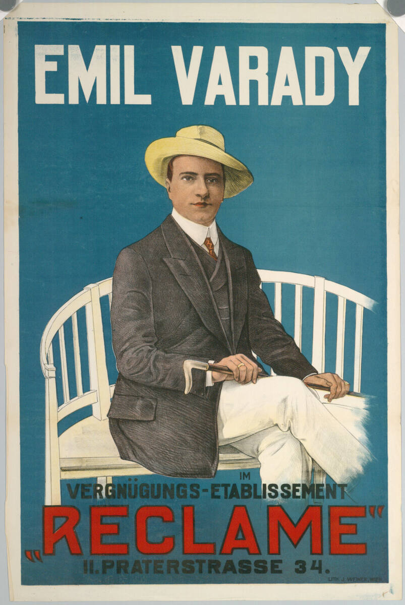 Anonym, EMIL VARADY IM VERGNÜGUNGS-ETABLISSEMENT "RECLAME"