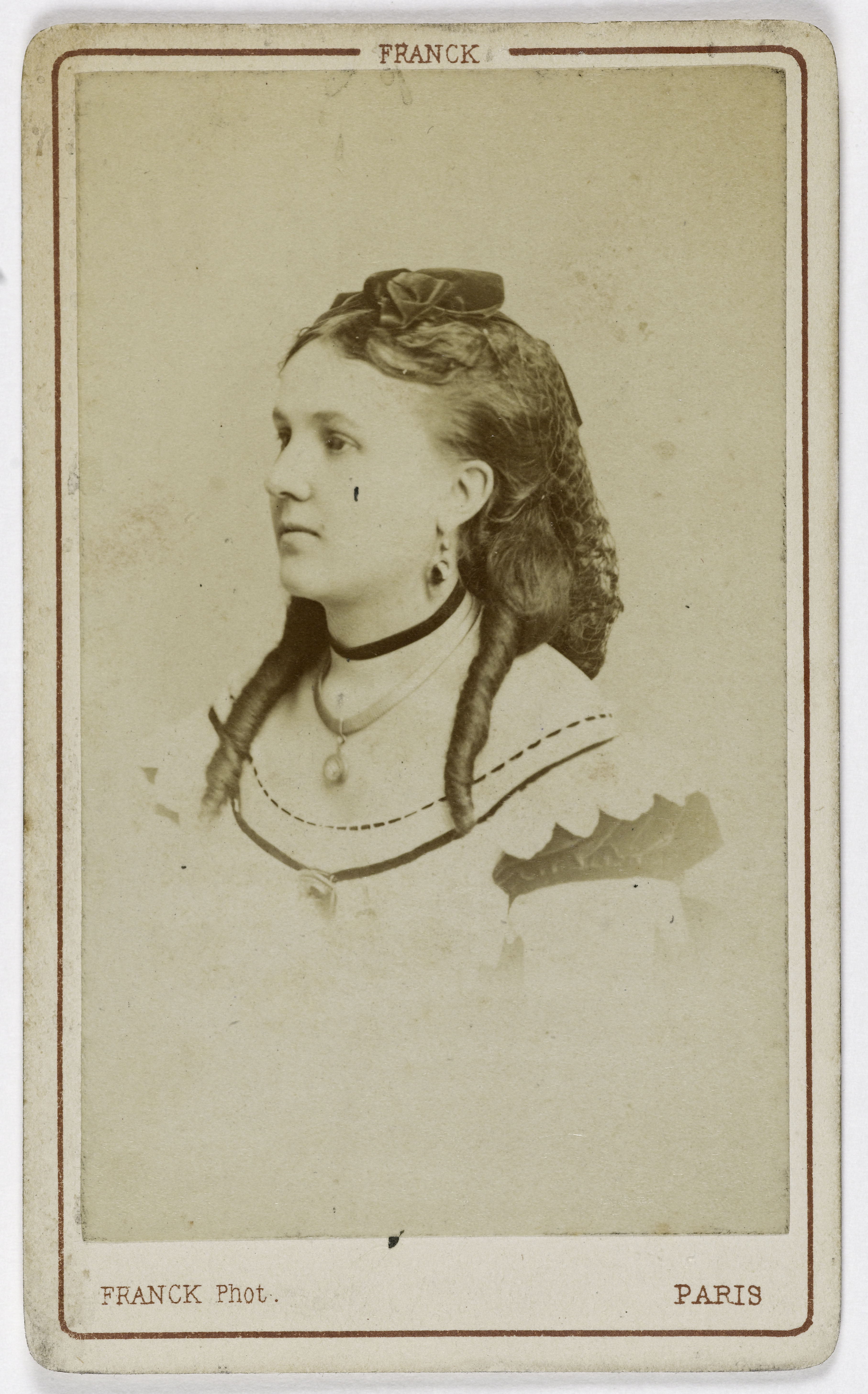 Franck, Portrait de Dulac (actrice aux théâtres des Variétés et de la Porte Saint Martin)