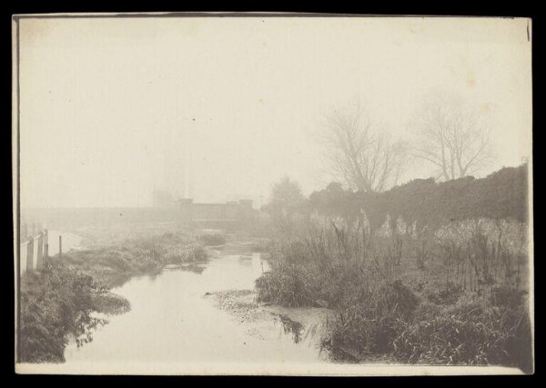 Gale, Lt. Col. Joseph, River with reeds and buildings