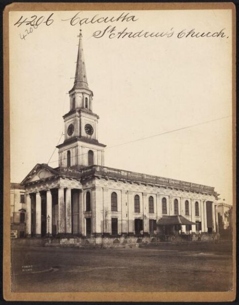 Francis Frith, Calcutta.  St. Andrew's Church