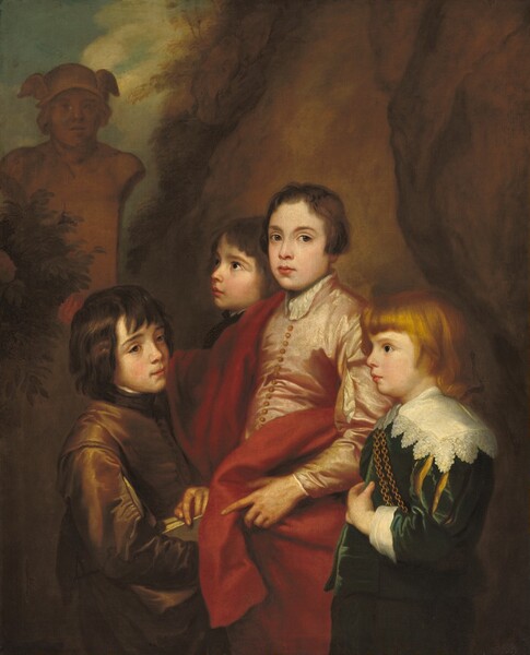 after Sir Anthony van Dyck, Group of Four Boys