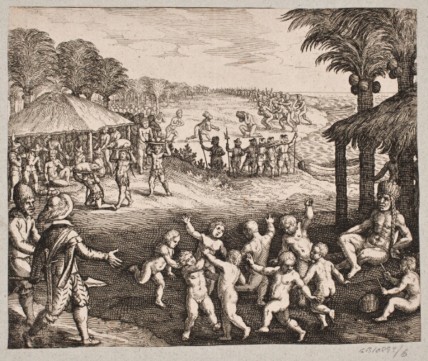 Matthäus Merian (I), Om de vildes servering af mad, tilberedelse af drikke og om deres danse for kongen