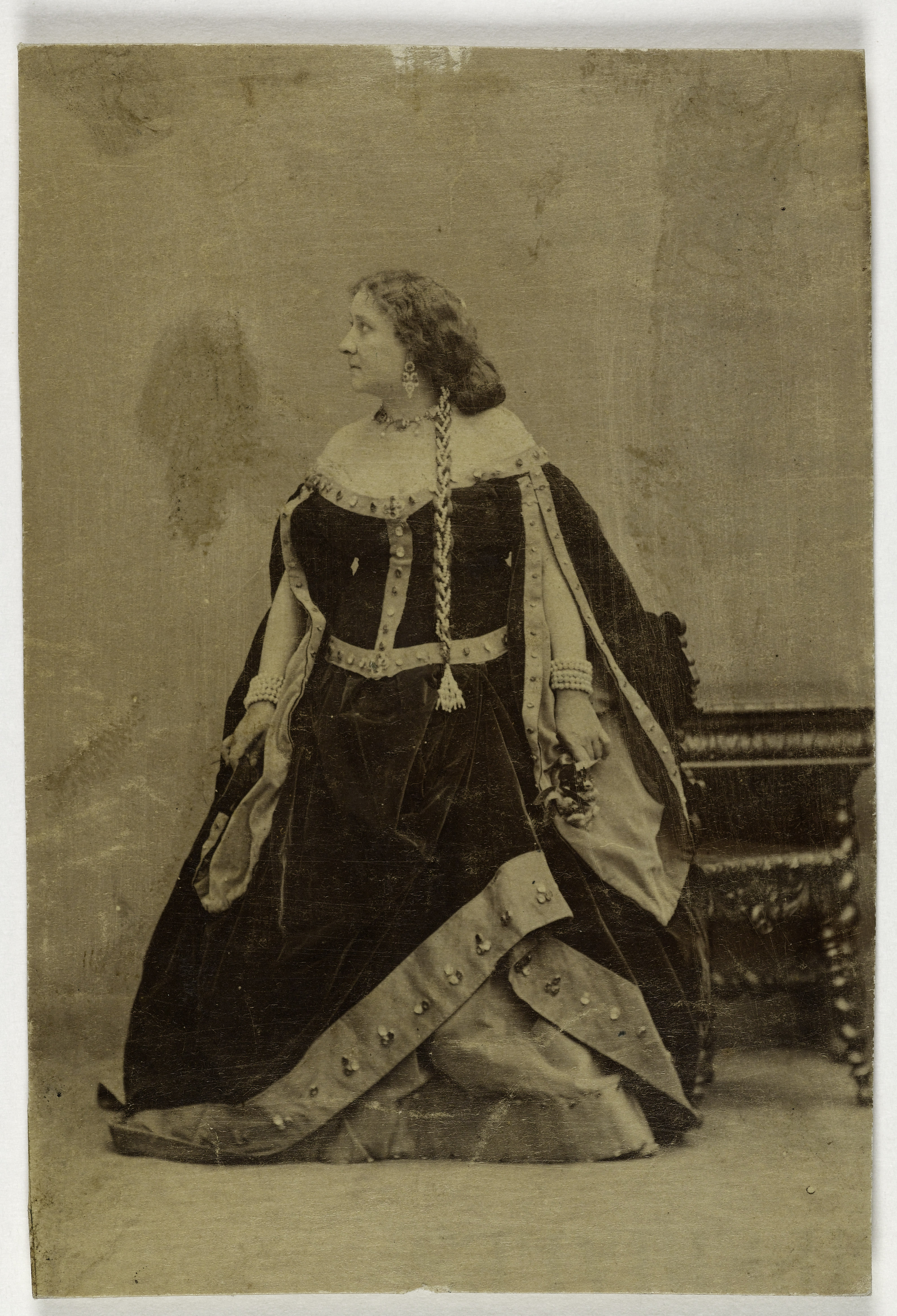 Anonyme, Portrait d'Hadamard, (1849-1902), actrice