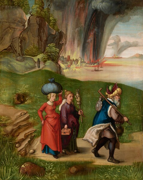 Albrecht Dürer, Lot and His Daughters [reverse]