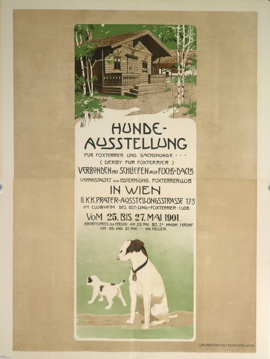Anonym, HUNDE-AUSSTELLUNG; WIEN, 1901
