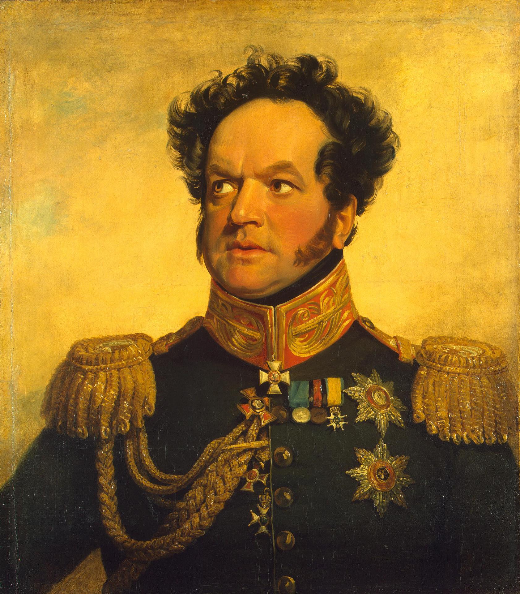 George Dawe, Portrait of Pavel V. Golenishchev-Kutuzov (1772-1843)