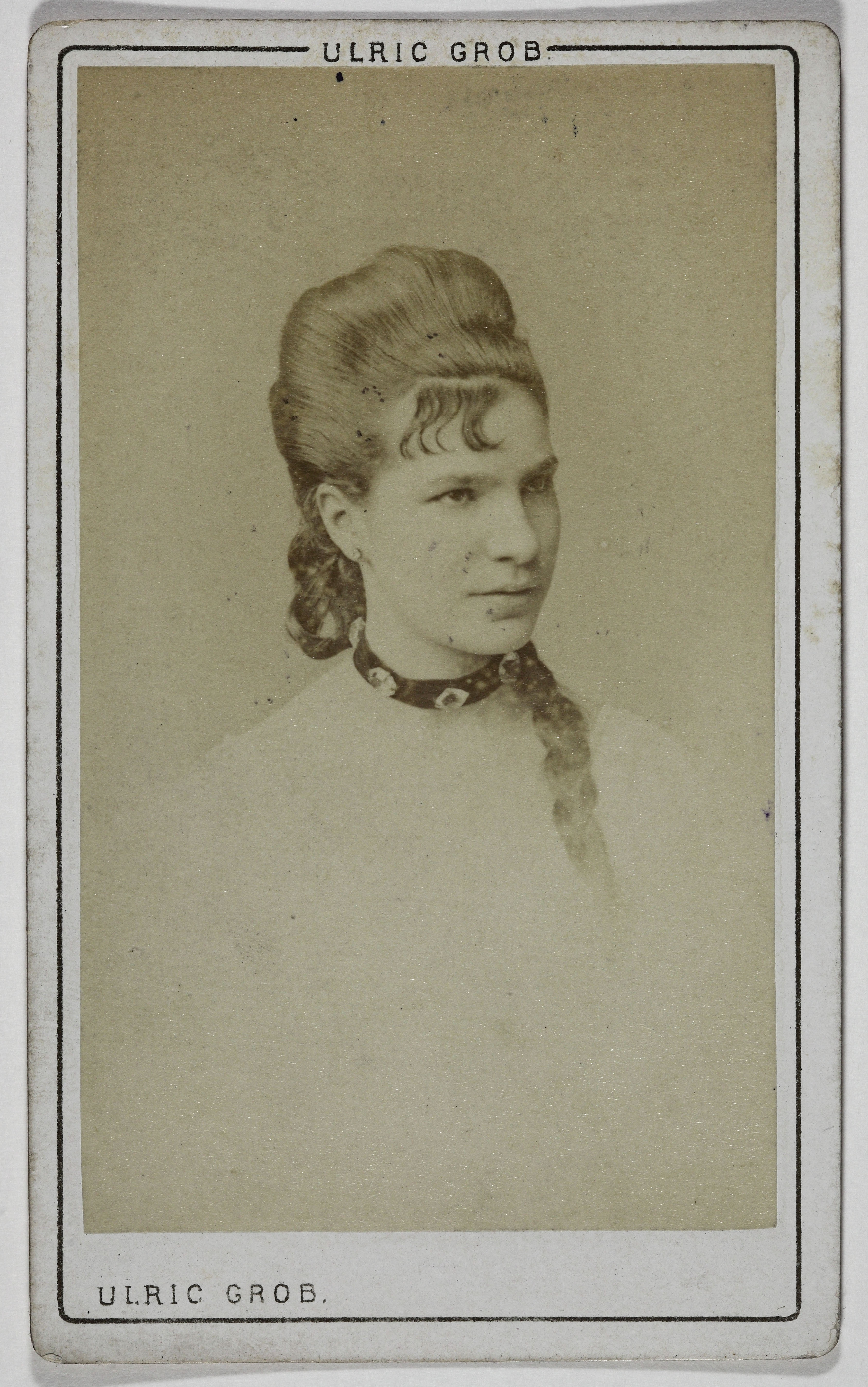 Ulric Grob, Portrait d'Alphonsine, (actrice)