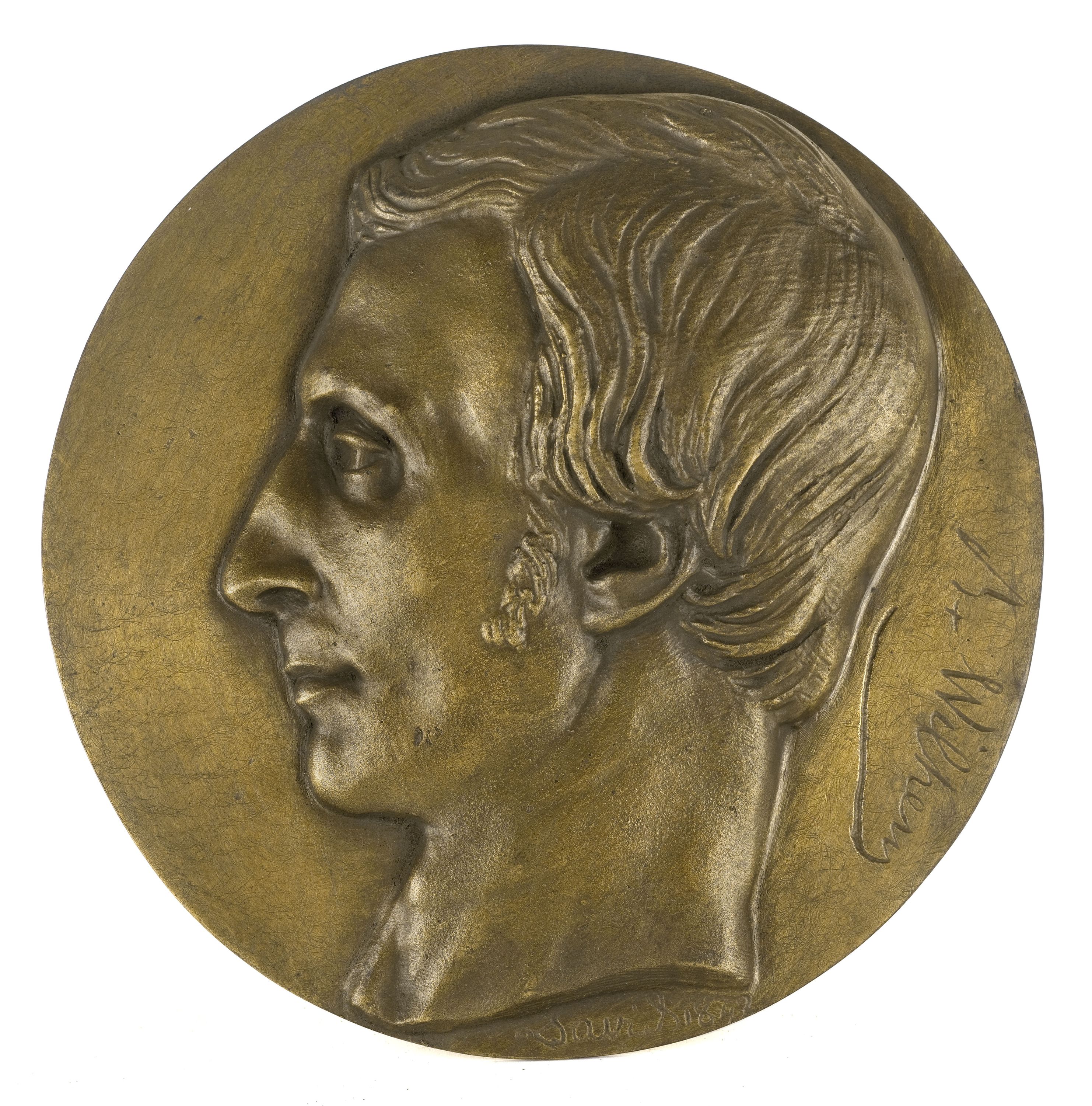 David d'Angers, Portrait de Guillaume-Louis Bocquillon, dit Wilhem (1781-1842), musicien