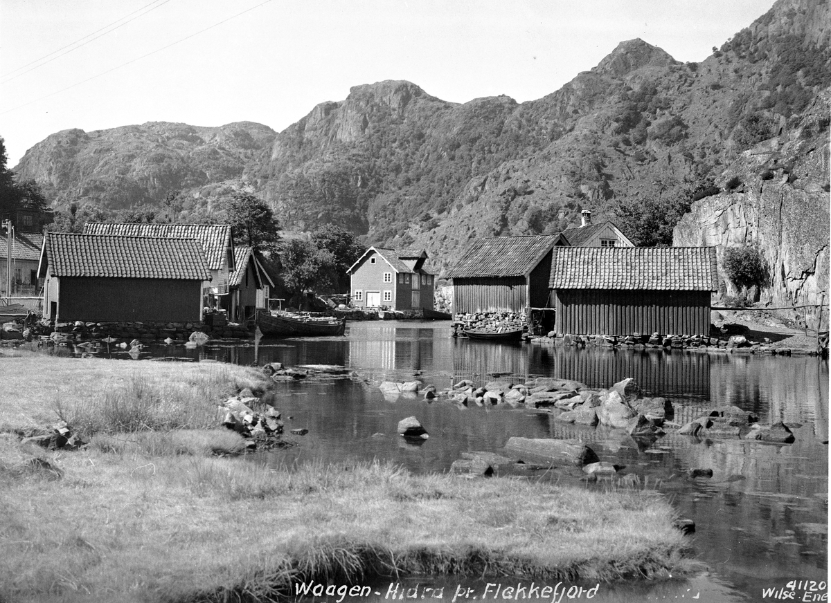 Anders Beer Wilse, "Prot: Hidra Neg: Waagen Hidra pr Flekkefjord"