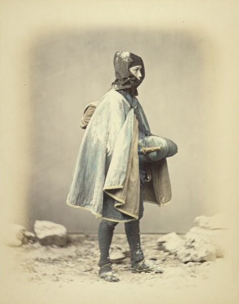 Felice Beato, Subject in Winter Dress
