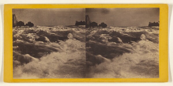 Edward and Henry T. Anthony & Co., View of the Rapids, looking toward the Three Sisters.