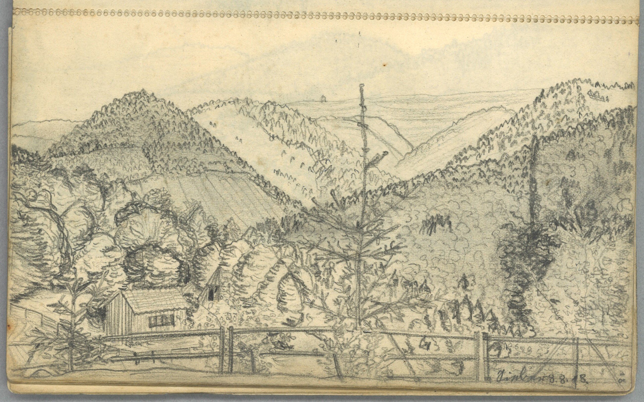 Margarete Wendel, Sieber (Harz): Berglandschaft