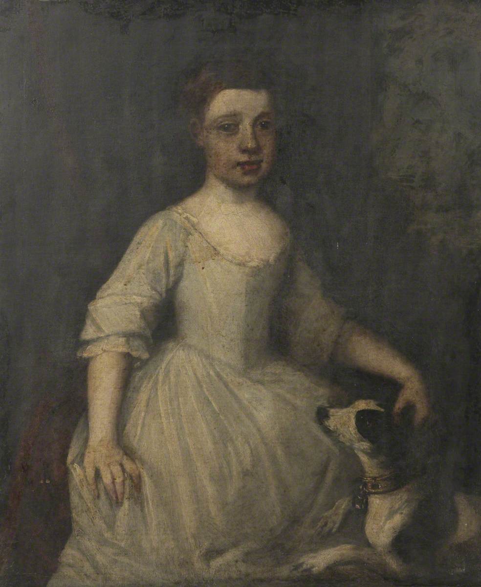 Unknown artist, Grace Searle, later Mrs William Benthall (1744-1802), as a Young Girl