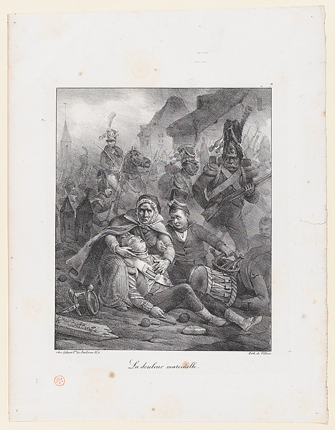 Hippolyte Bellangé, A Mother's Sadness