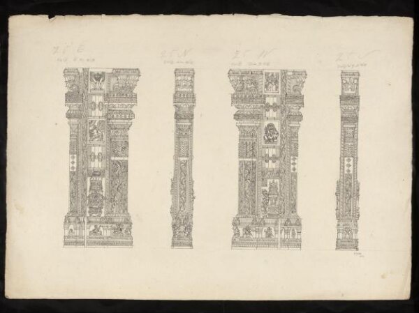 Unknown, Architectural drawing of Tirumala Nayak at Madura,