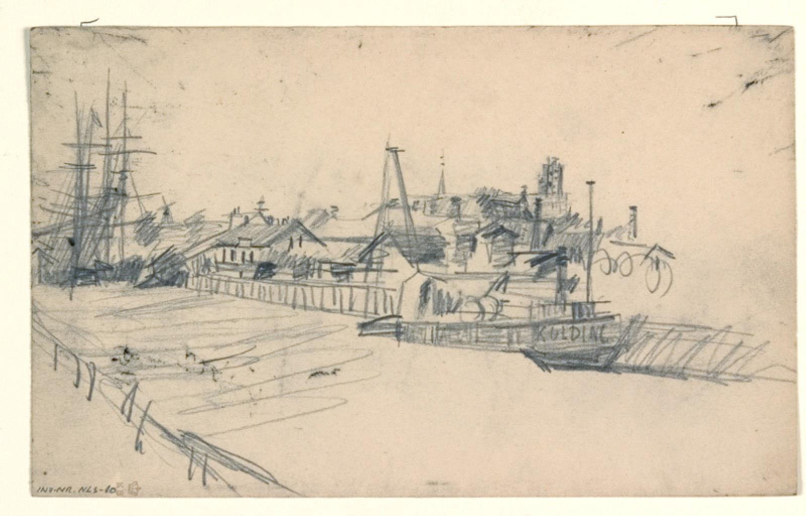 Niels Larsen Stevns, Kolding havn