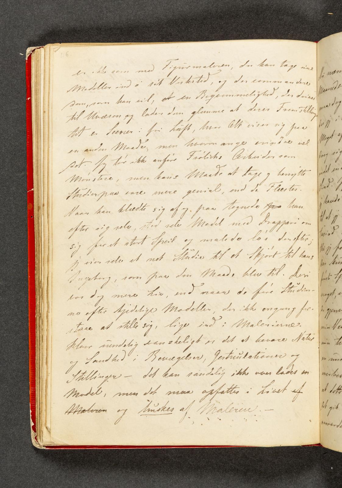 Johan Thomas Lundbye, Dagbog. Side 116